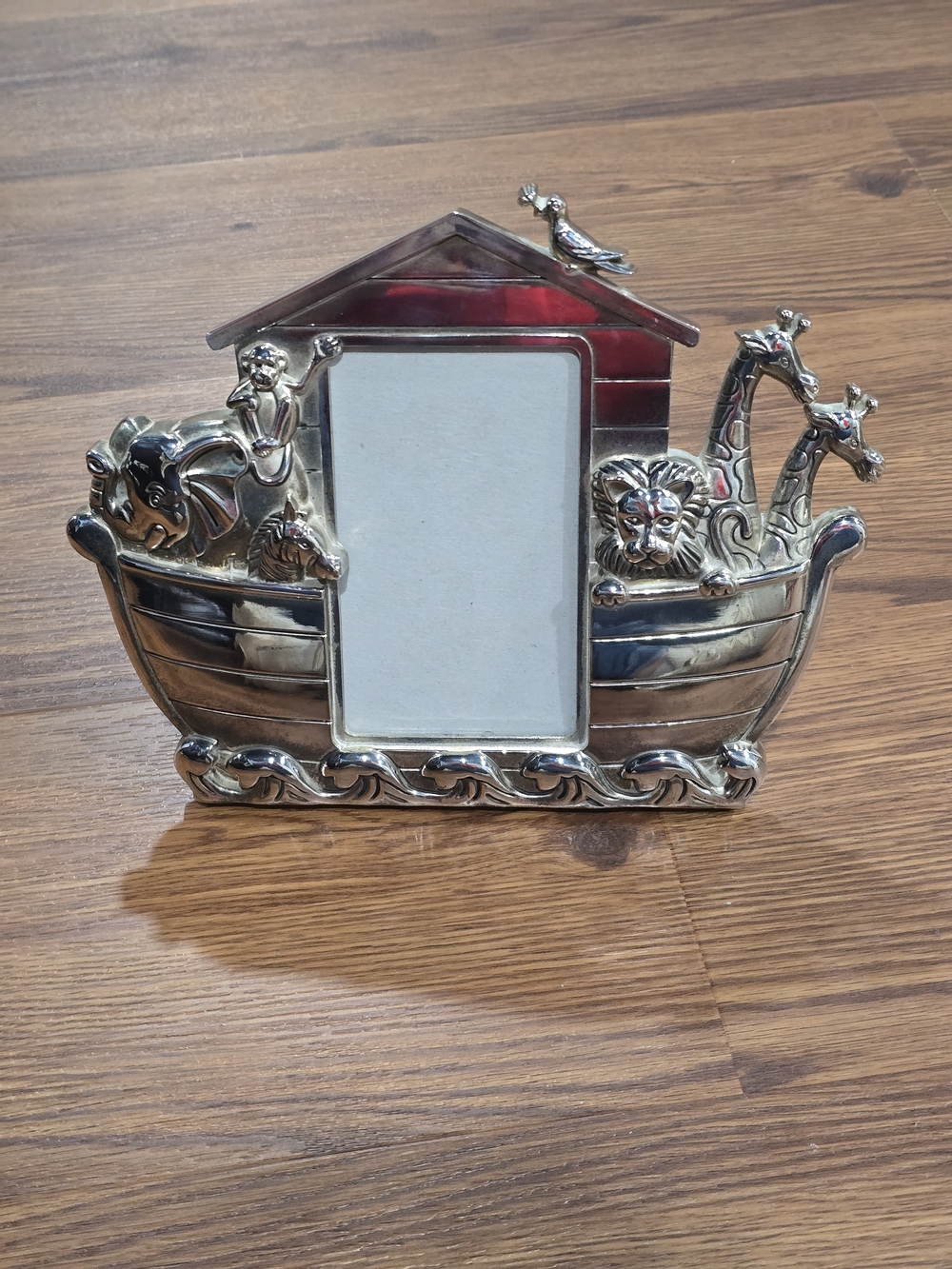 Godinger Silver-Tone Noah's Ark Photo Frame with Animal Accents